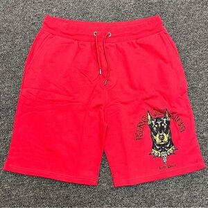 King of Kings Red Athletic Shorts